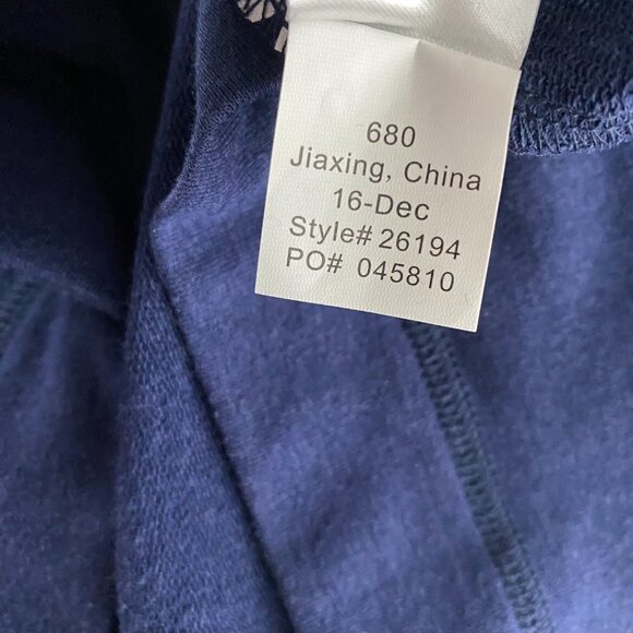 Lilly Pulitzer UPF 50+ Joyce Dress Small True Navy Blue V-Neck NWT DR-1418 - Picture 11 of 13